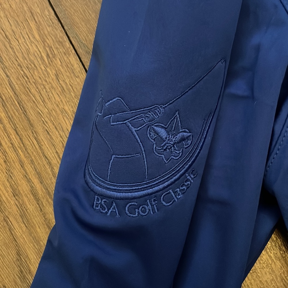 Port authority mens blue pullover with SBA Golf classic logo on the arm large - Picture 2 of 5